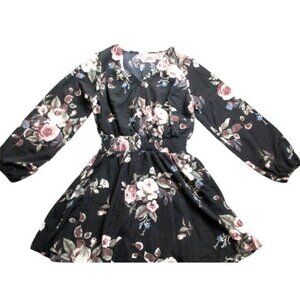 J For Justify Dress Womens‎ 2X Long Sleeve A-Line Smoked Casual Sundress Ladies